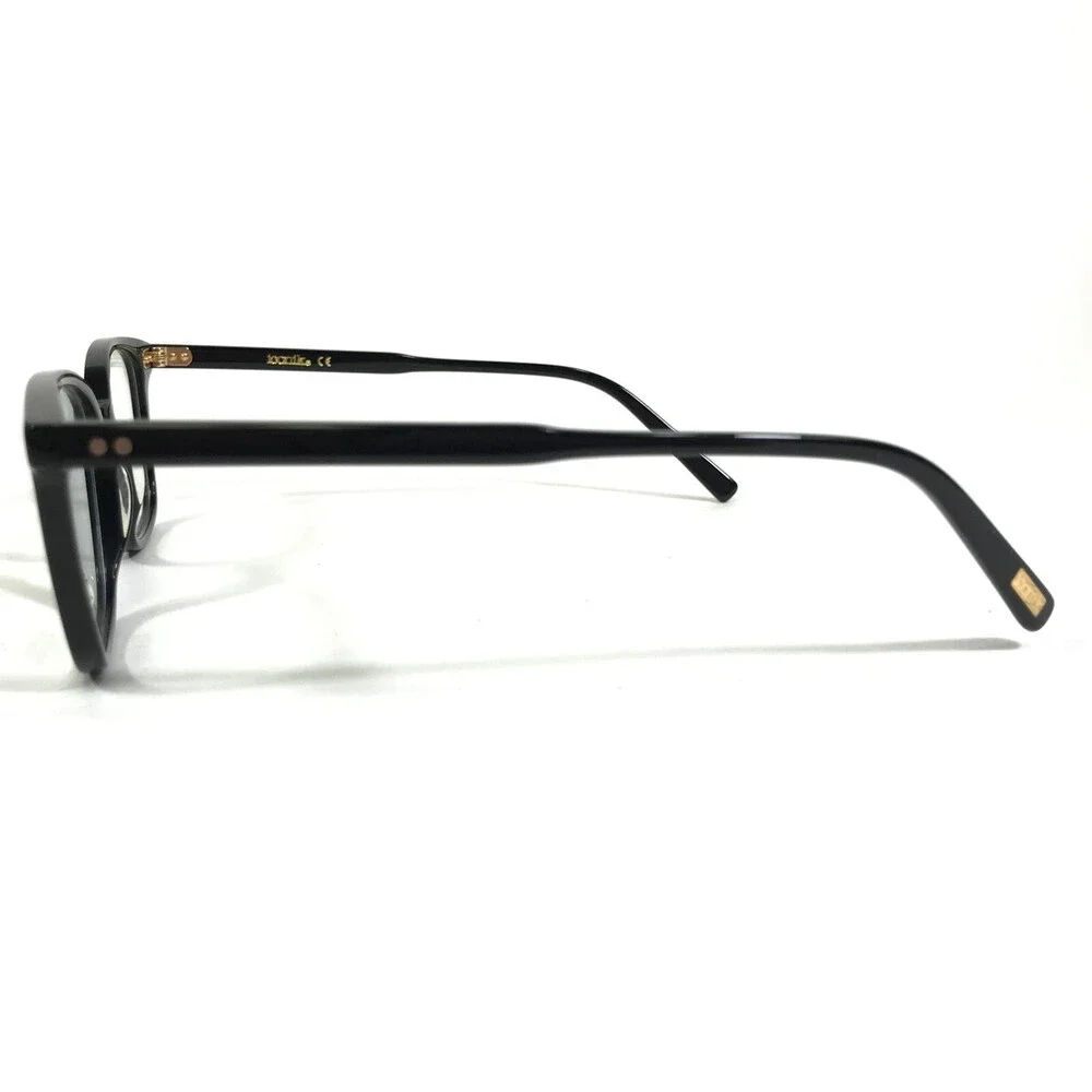 Iconik Eyeglasses Frames SIRREL C1 Black Square Full Rim Horn Rim 52-19-145